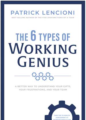 The 6 Types of Working Genius