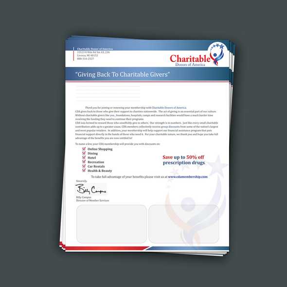 Charitable Donors of America Flier